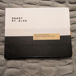 Short Stories Acacia Wood Cheeseboard